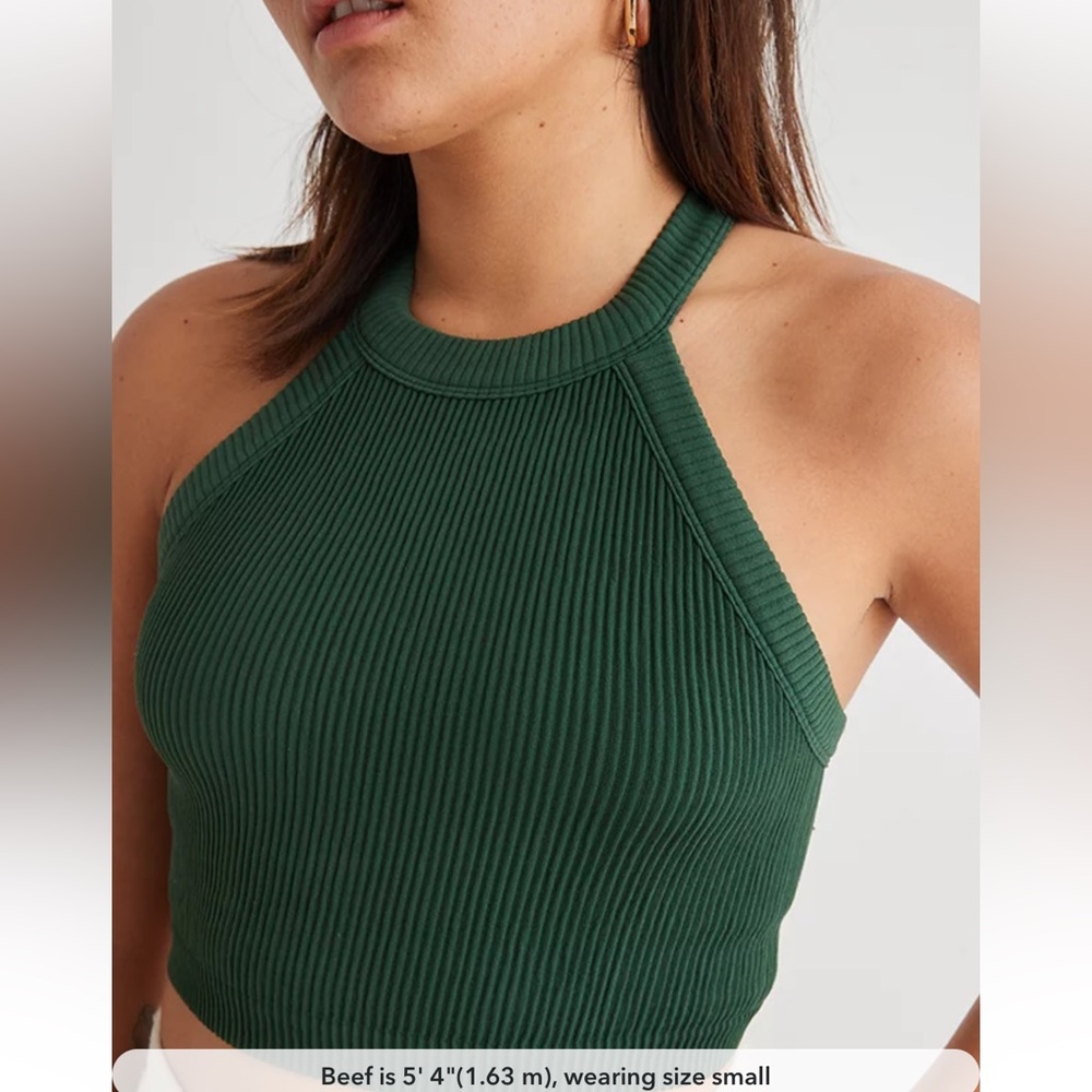 Aerie High Neck Bra Top